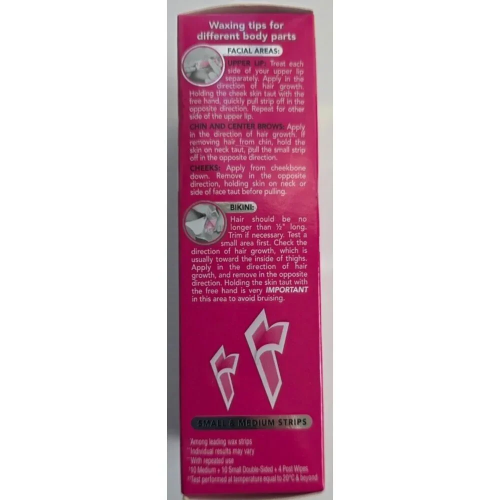New Nair Wax Ready Strips for Face and Bikini